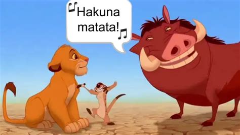 hakuna matata smbolo|What does ‘Hakuna matata’ in The Lion King actually。